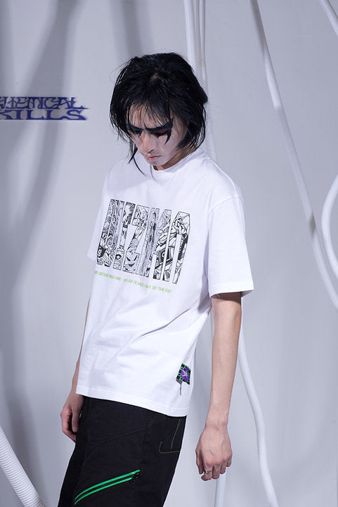 CHEMICAL KILLS COMIC PRINTED T-SHIRT